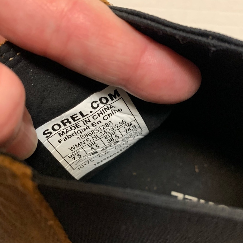 Sorel tan leather wedge boots from - Picture 10 of 13